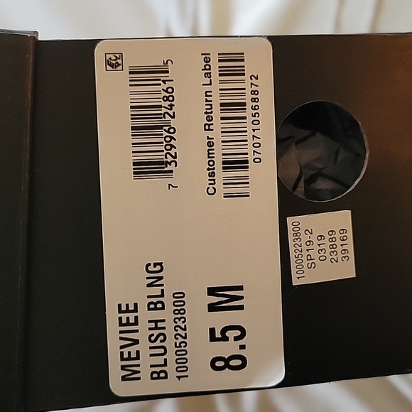 Blush Bling Material Girl Sandals - Picture 7 of 7